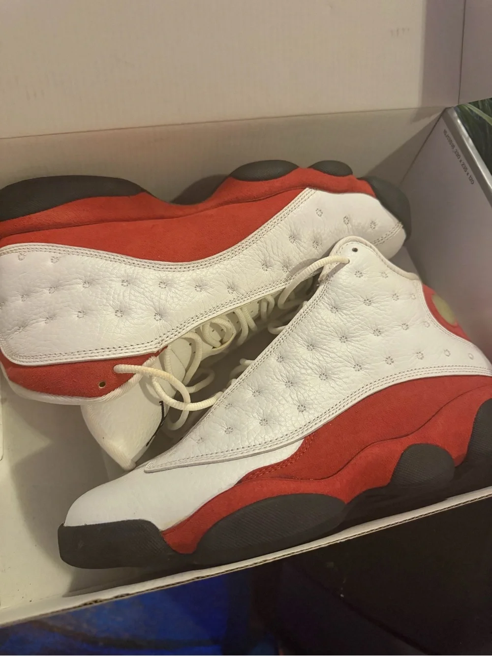 Jordan White Interior Labeled Sneaker